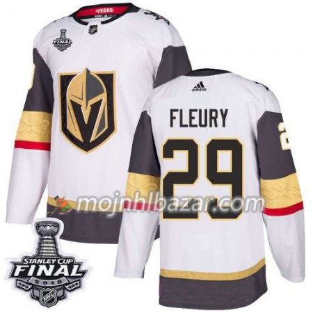 Dresovi Vegas Golden Knights Marc-Andre Fleury 29 2018 Stanley Cup Final Patch Adidas Bijela Authentic - Muške Dresovi Vegas Golden Knights Marc-Andre Fleury 29 2018 Stanley Cup Final Patch Adidas Bijela Authentic - Muške
